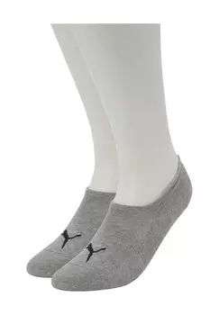 Носки, 2 шт., логотип PUMA, цвет Middle Grey