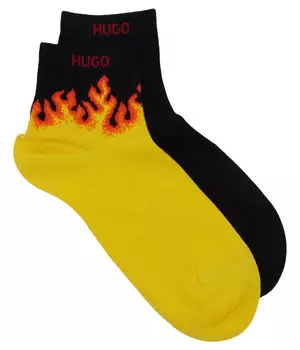 Носки 2 шт. sh flames cc Hugo Bodywear, желтый