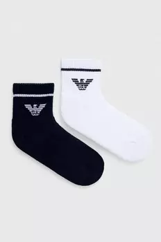 Носки, 2 упаковки Emporio Armani, темно-синий