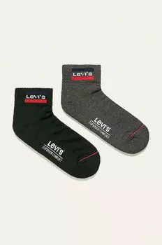 Носки (2 упаковки) Levi's, черный