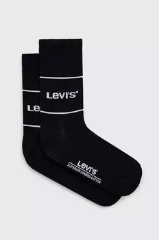 Носки (2 упаковки) Levi's, черный