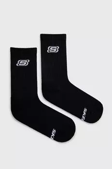 Носки (2 упаковки) Skechers, черный