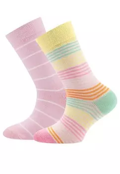 Носки 2Er Pack Ringel Ewers, светло-розовые