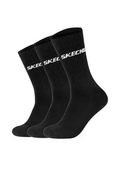 Носки 3 PAAR UNISEX CUSHIONED LONG Skechers, черный
