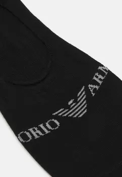 Носки 3 PACK FOOTIE SOCKS Emporio Armani, черный