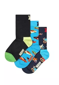 Носки 3 PACK Happy Socks, разноцветный