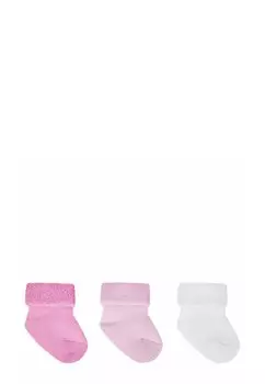 Носки 3-PACK JoJo Maman Bb, цвет pink