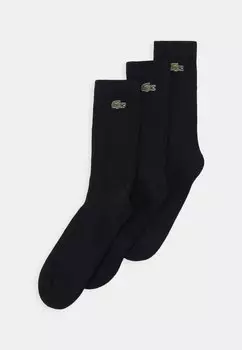 Носки 3 PACK Lacoste, цвет black