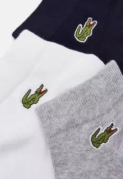 Носки 3 PACK Lacoste, серый