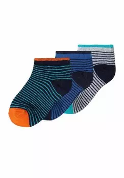 Носки 3 PACK MINOTI, цвет orange green white