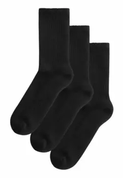 Носки 3 PACK REGULAR FIT Next, черный