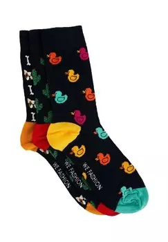 Носки 3-PACK WE Fashion, темно-синий