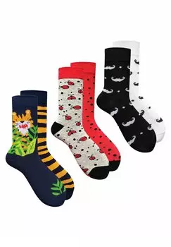 Носки 3 PACK ZESTAW Z MOTYWEM Hese Sox, цвет multicolour