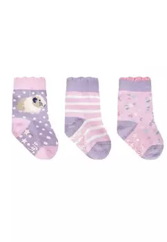 Носки 3 Пакета Морских Свинок JoJo Maman Bb, цвет lilac