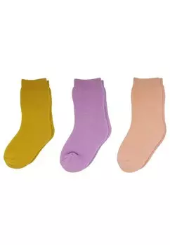 Носки 3 Пакета Yalion, цвет senfgelb flieder rosa