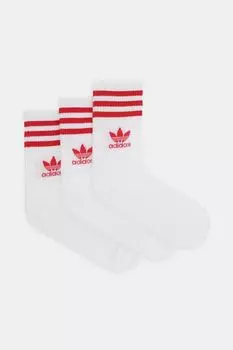 Носки 3 пары Adidas Originals, белый