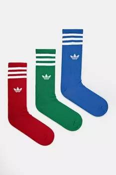 Носки 3 пары Adidas Originals, белый