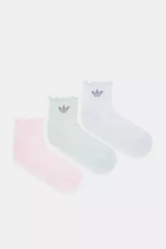 Носки 3 пары Adidas Originals, розовый