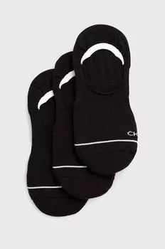 Носки (3 пары) Calvin Klein, черный