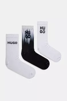Носки 3 пары Hugo, белый