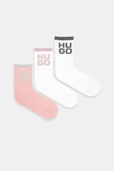 Носки 3 пары Hugo, белый