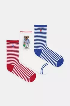 Носки 3 пары Polo Ralph Lauren, белый