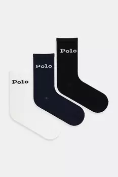 Носки 3 пары Polo Ralph Lauren, черный