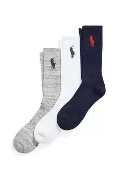 Носки 3 пары Polo Ralph Lauren, мультиколор