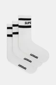Носки 3 пары Superdry, белый