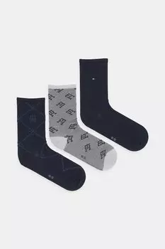 Носки 3 пары Tommy Hilfiger, темно-синий
