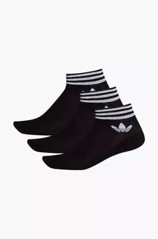 Носки 3 пары Trefoil Adidas Originals, черный