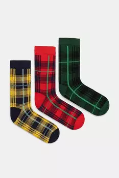 Носки, 3 пары United Colors Of Benetton, мультиколор