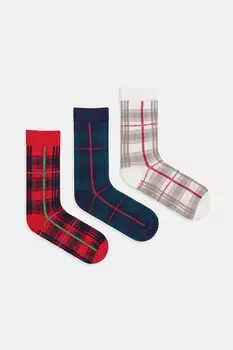 Носки 3 пары United Colors Of Benetton, красный