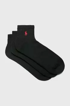 Носки (3 шт.) 449655220001 Polo Ralph Lauren, черный