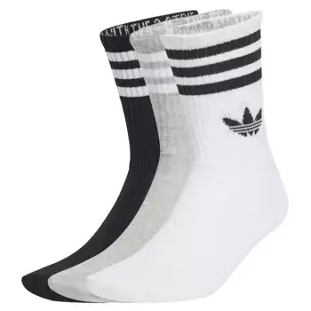 Носки 3 шт adidas Originals 3 Stripes crew, разноцветный