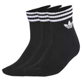Носки 3 шт adidas Originals 3 Stripes Ankle, черный