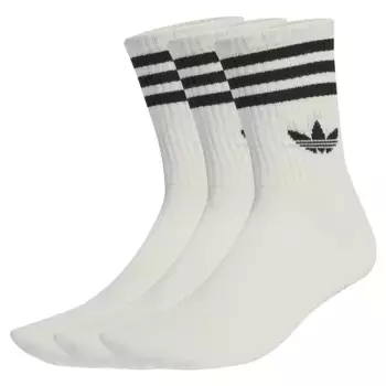 Носки 3 шт adidas Originals 3 Stripes crew, белый