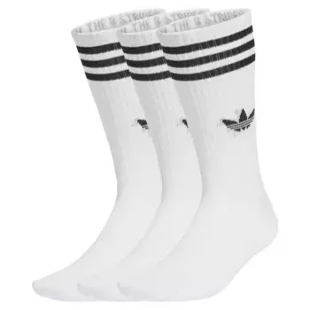 Носки 3 шт adidas Originals 3 Stripes High crew, белый