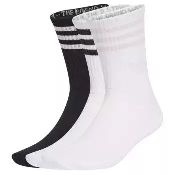 Носки 3 шт adidas Originals 3 Stripes crew, белый