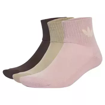 Носки 3 шт adidas Originals Mid crew, разноцветный