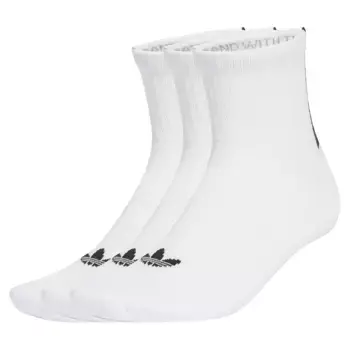 Носки 3 шт adidas Originals Quarter 3 Back Stripes, белый