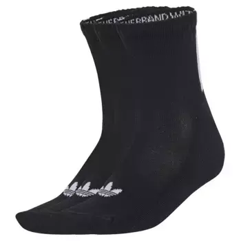 Носки 3 шт adidas Originals Quarter 3 Back Stripes, черный