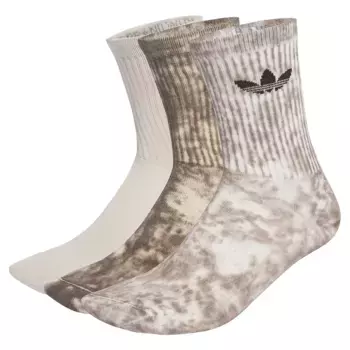 Носки 3 шт adidas Originals Tie Dye crew, коричневый