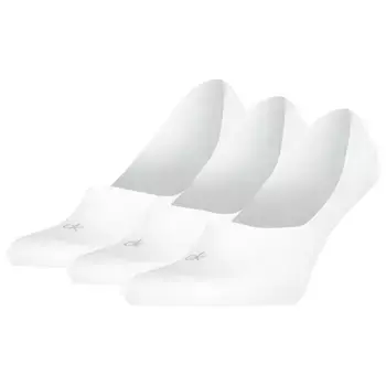 Носки 3 шт Calvin Klein 701234367 no show, белый