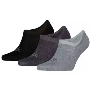 Носки 3 шт Calvin Klein 701236412 no show, черный