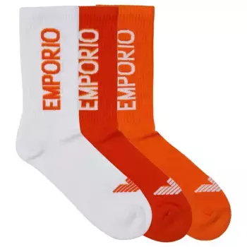 Носки 3 шт Emporio Armani EM000554_AF12299 short, разноцветный