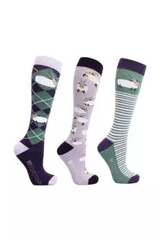 Носки (3 шт.) Hy, фиолетовый