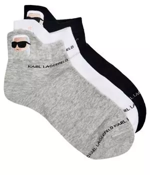 Носки 3 шт. Karl Lagerfeld, серый