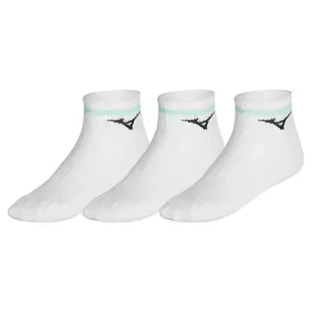 Носки 3 шт Mizuno Training Mid With Line, белый