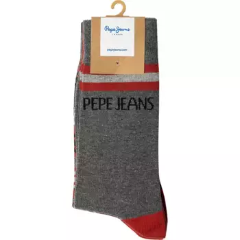 Носки 3 шт Pepe Jeans Star Geo crew, серый